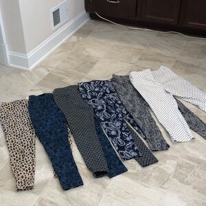 Chico’s Bundle of 6 pairs of leggings